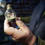 ...ma anche un Ges� Bambino inserito in una lampadina...